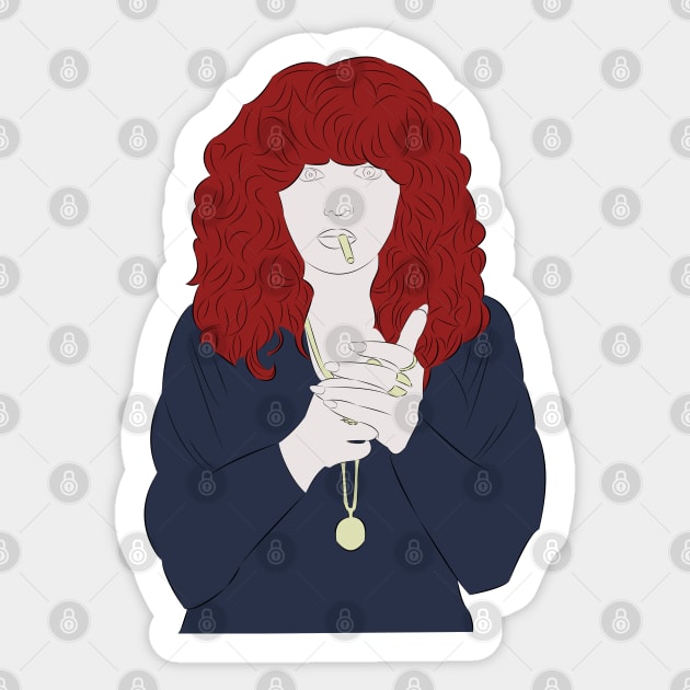 Nadia Vulvokov from Russian Doll Sticker by LiLian-Kaff